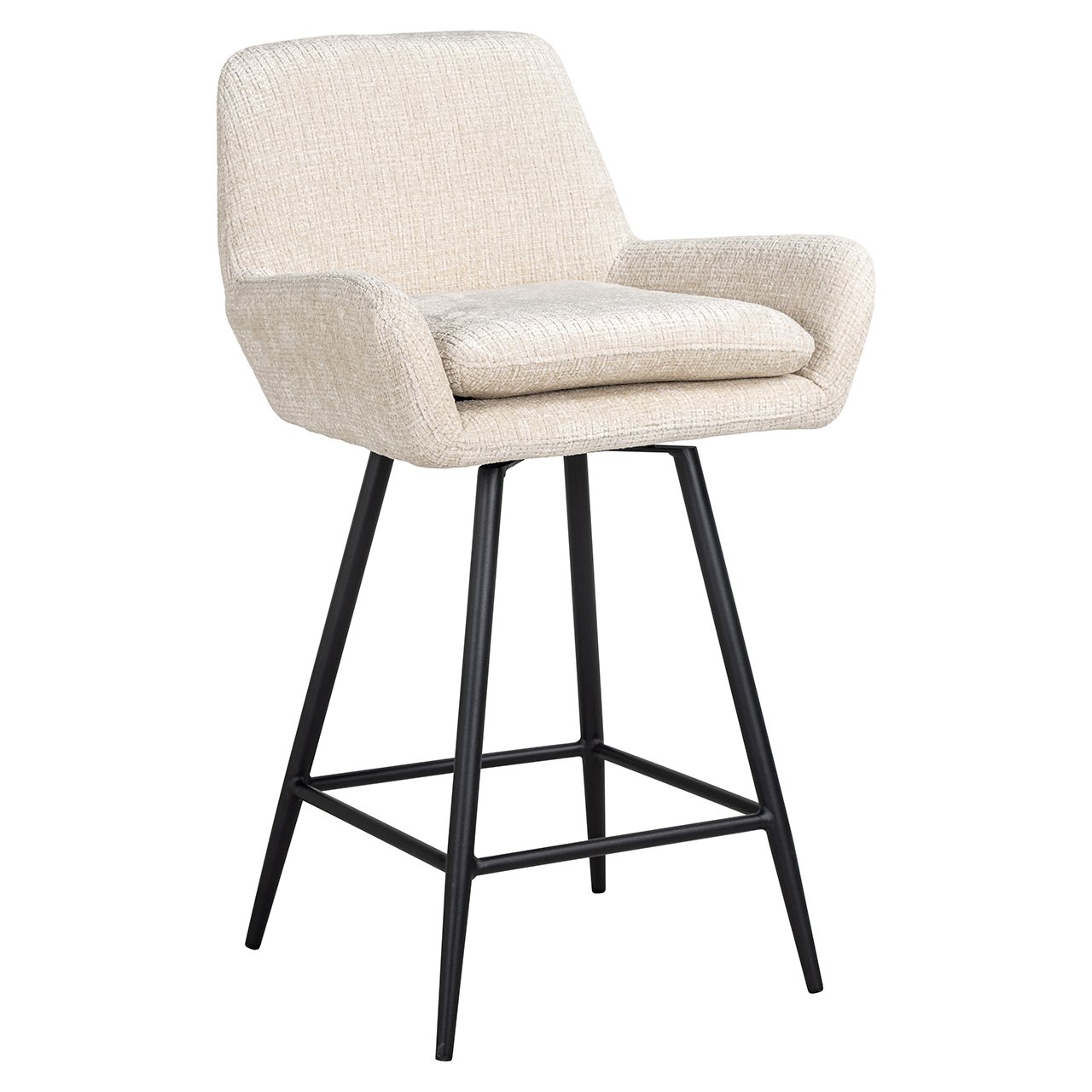 Barhocker Linsey beige Chenille (Niagara 902 beige Chenille)
