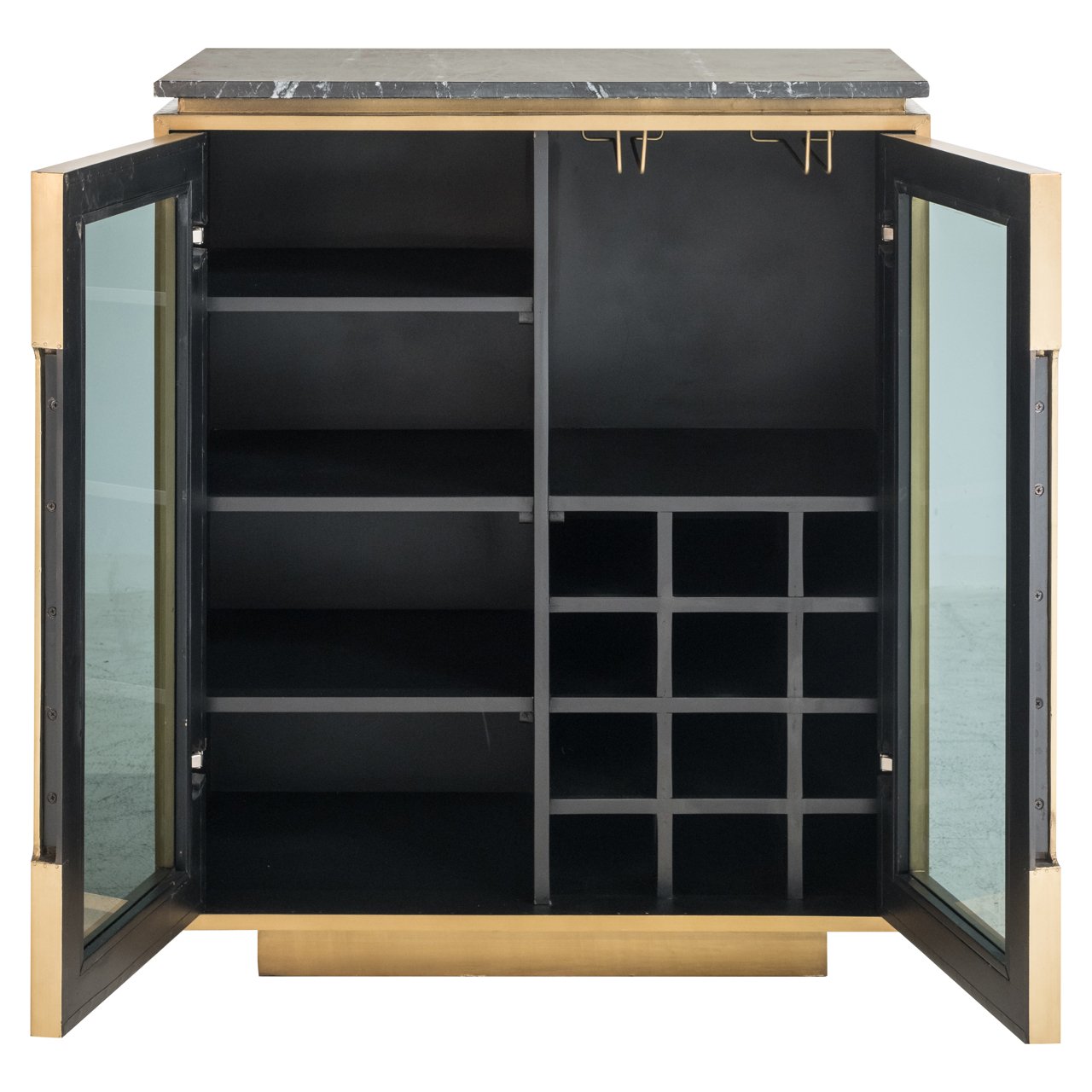 Sideboard Finsbury black/gold 