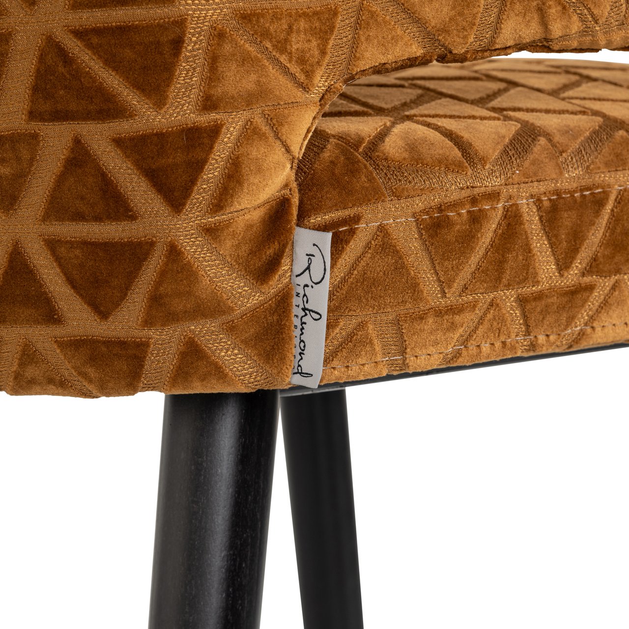 Thekenstuhl Indigo old gold triangle