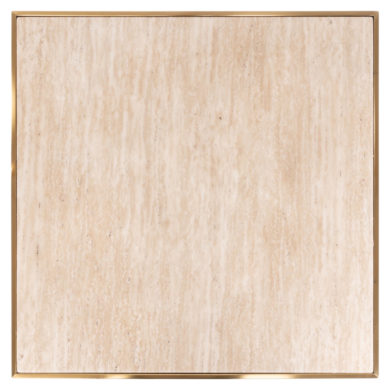Bistro-Tisch Brazza beige 70x70