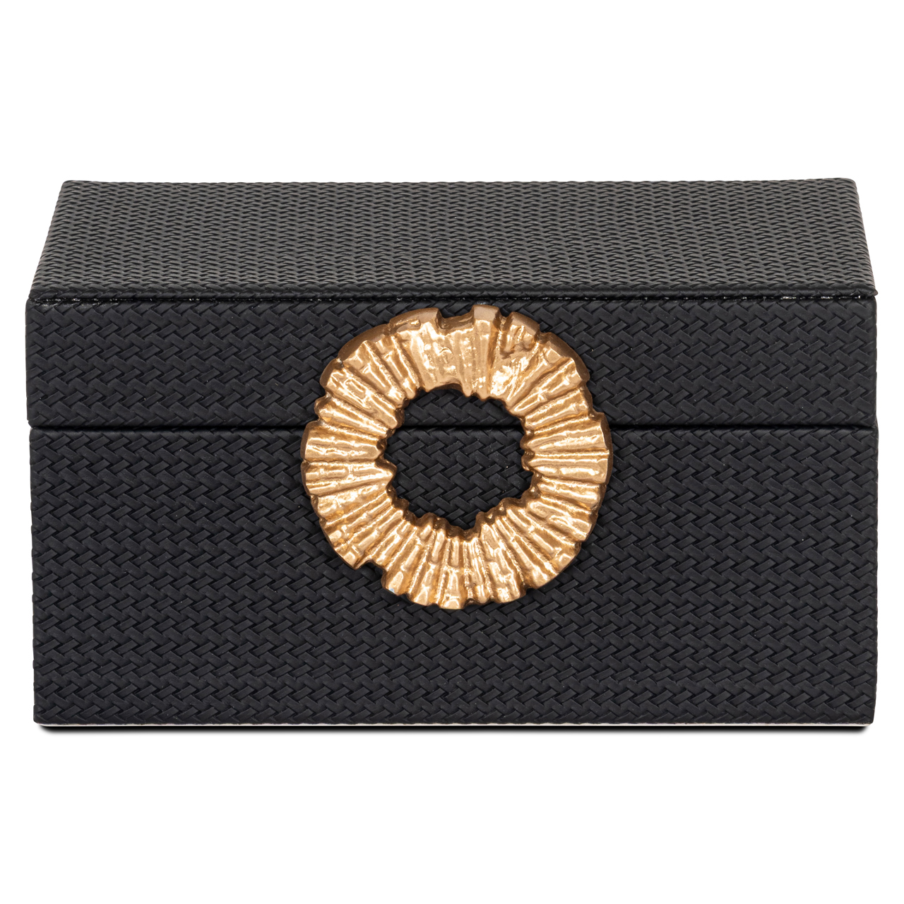 Aufbewahrungsbox Amal black/gold small