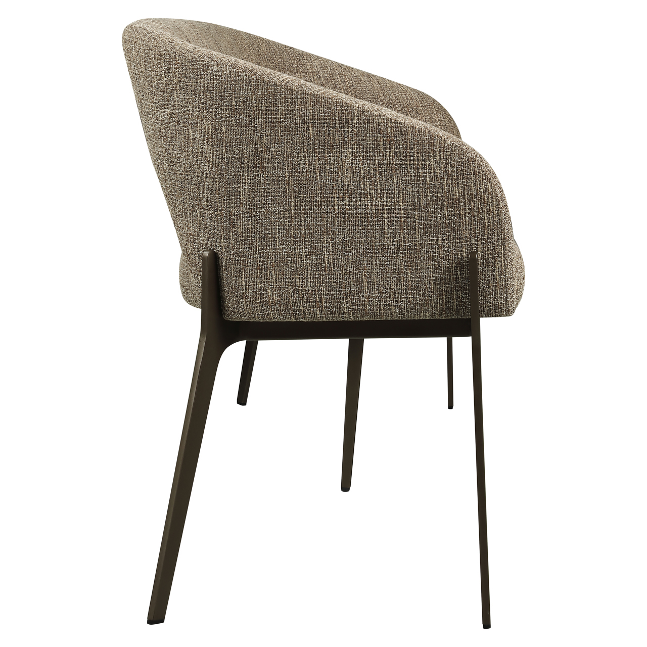 Sitzbank Kenzi brown tweed