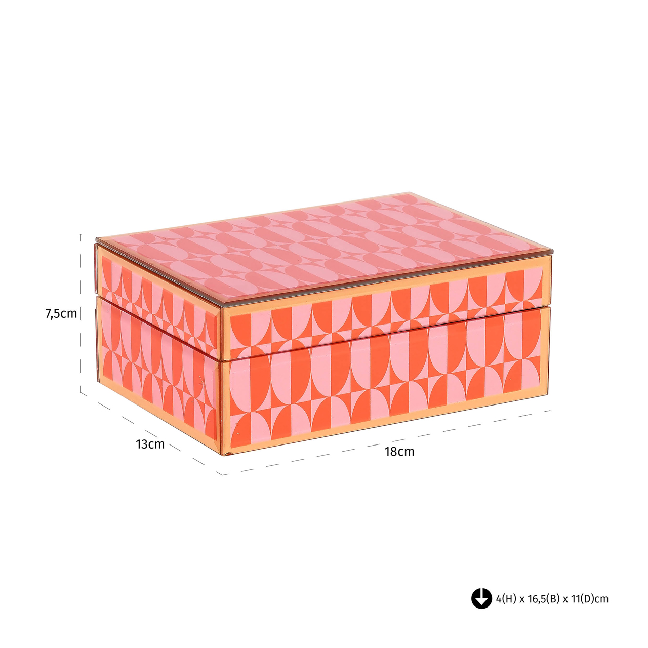 Aufbewahrungsbox Abba pink small