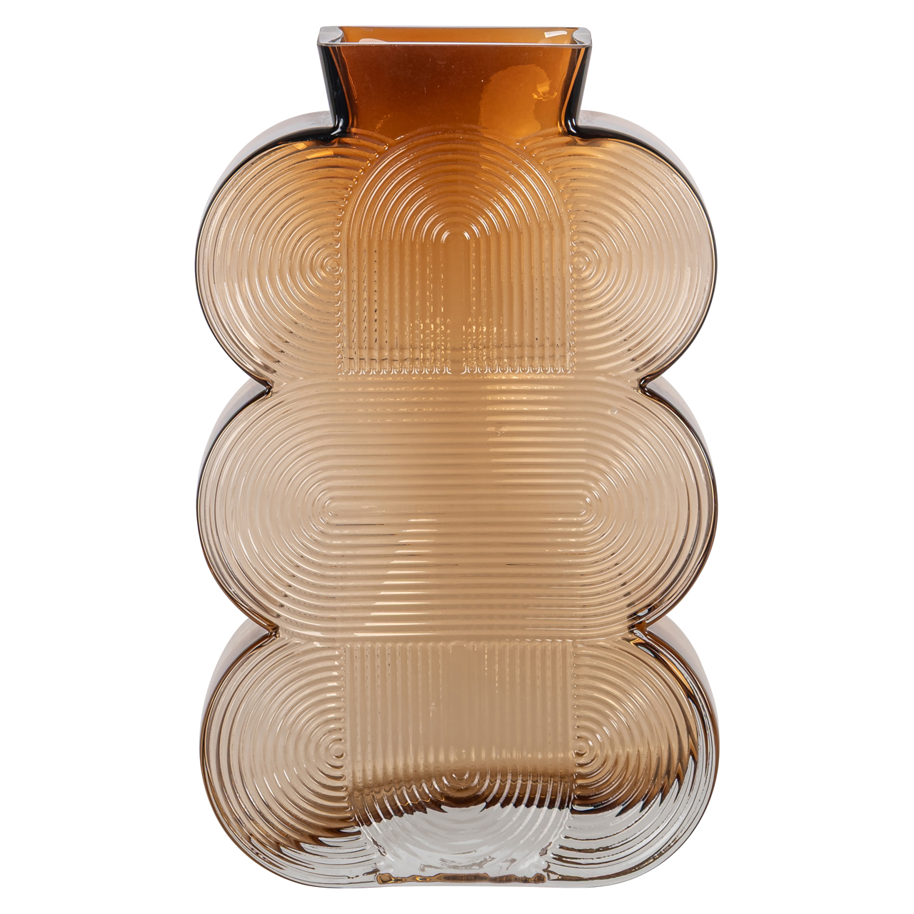 Vase Venice brown small