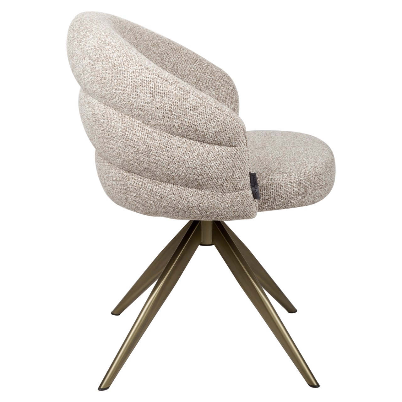 Esszimmerstuhl Zendaya cayenne brown swivel fire retardant