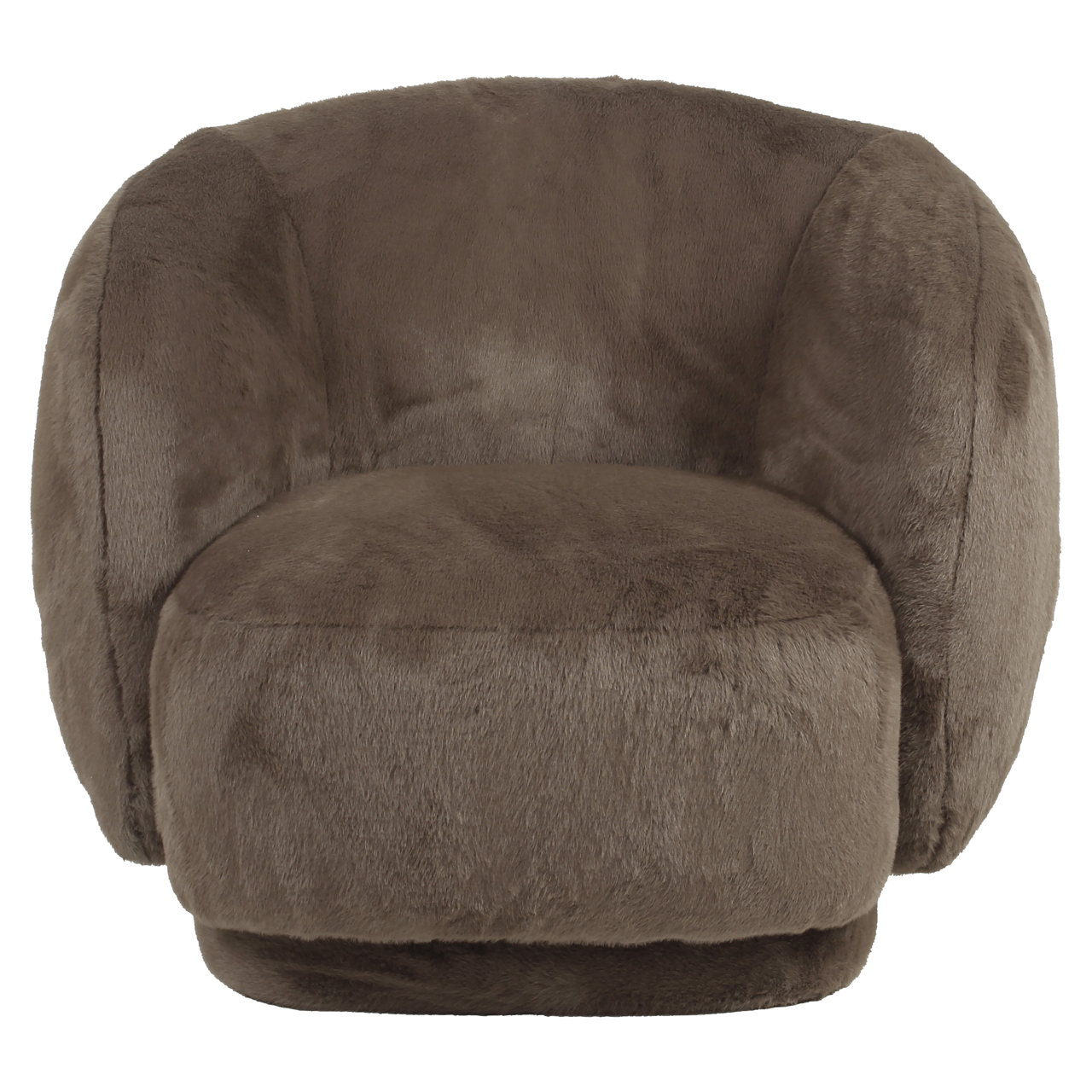 Lounge Stuhl Negreslo brown fluffy