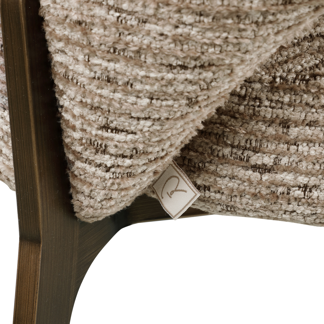 Esszimmerstuhl Kenzi mocca linear fire retardant