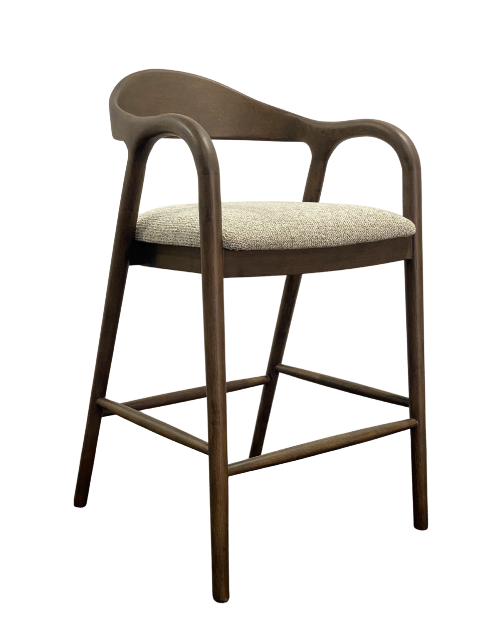Thekenstuhl Mihara mocca fancy