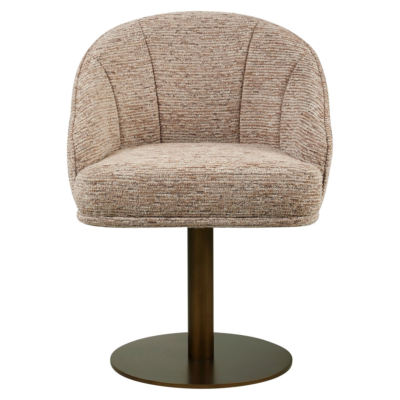 Esszimmerstuhl Beverly mocca linear swivel