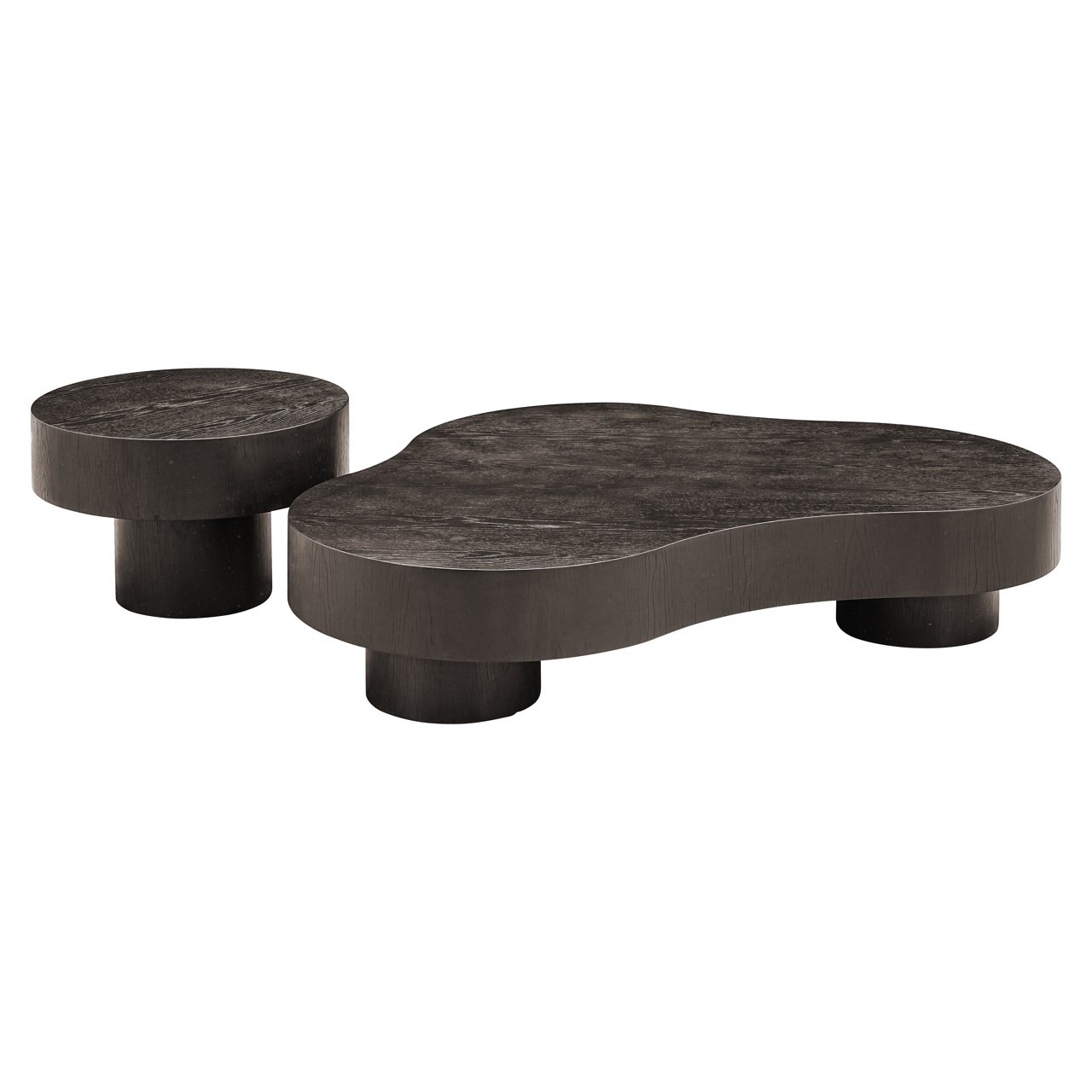 Couchtisch Bogor dark coffee (Set of 2)