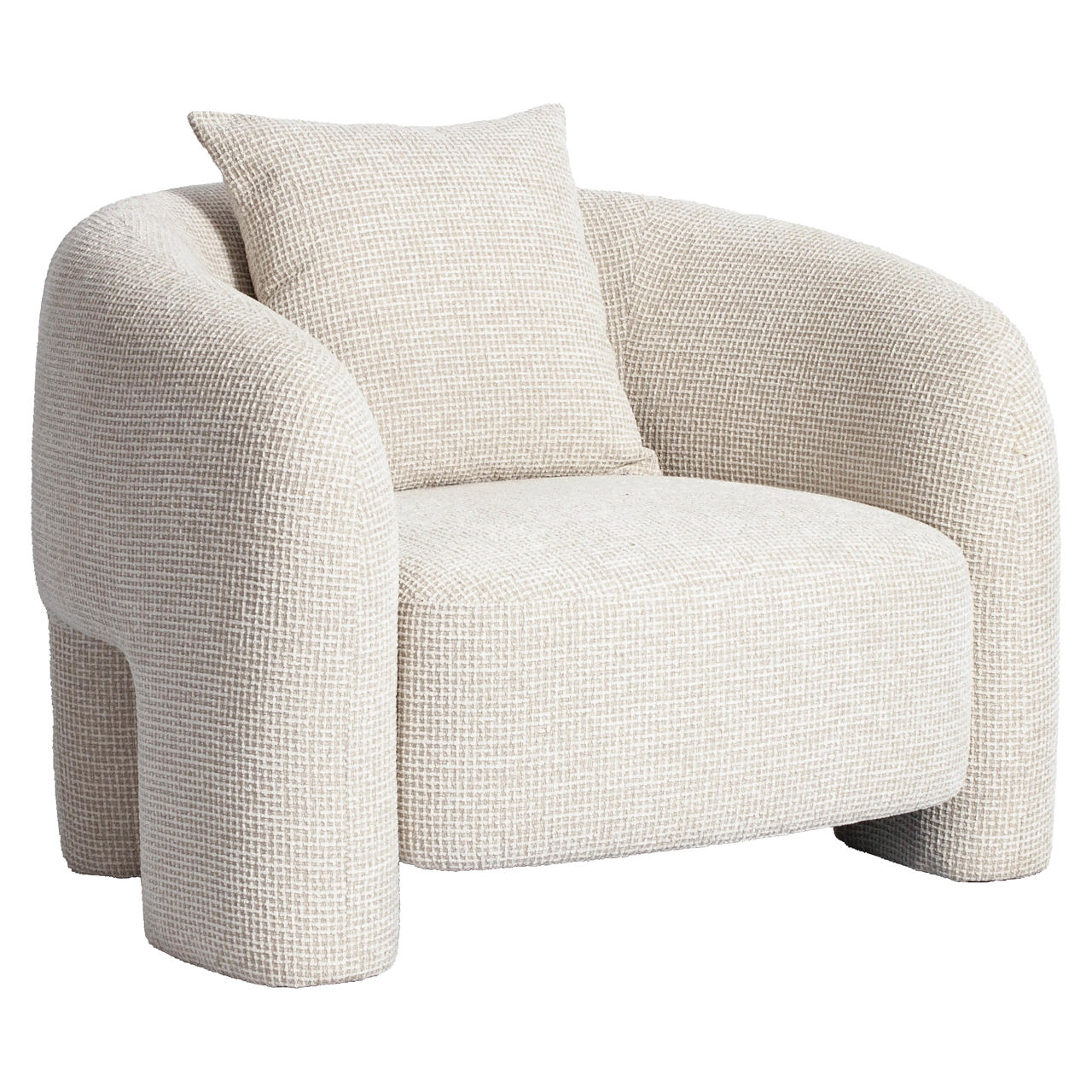 Lounge Stuhl Tuscany beige blockweave