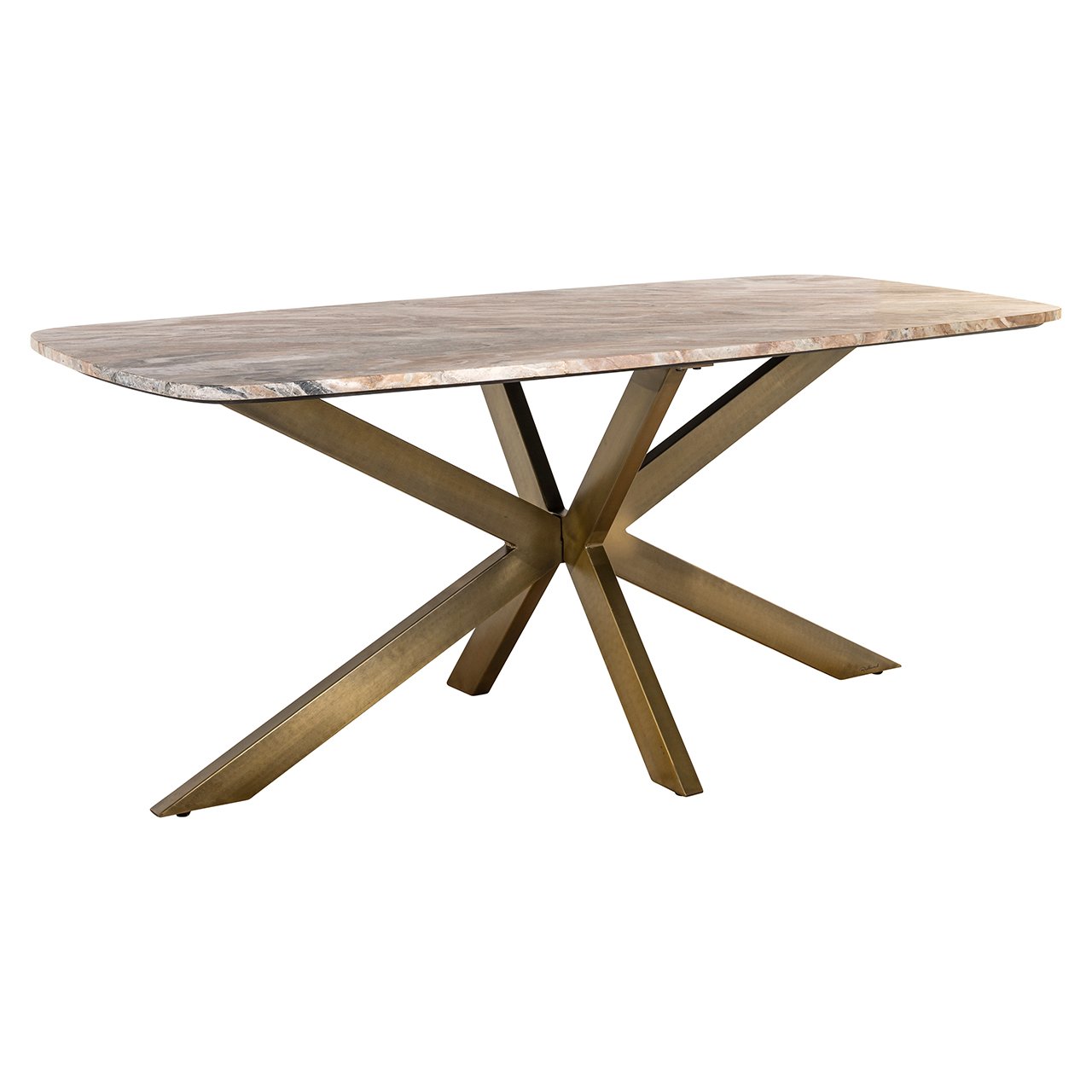 Esstisch Bottega 190 dänisch oval (White)