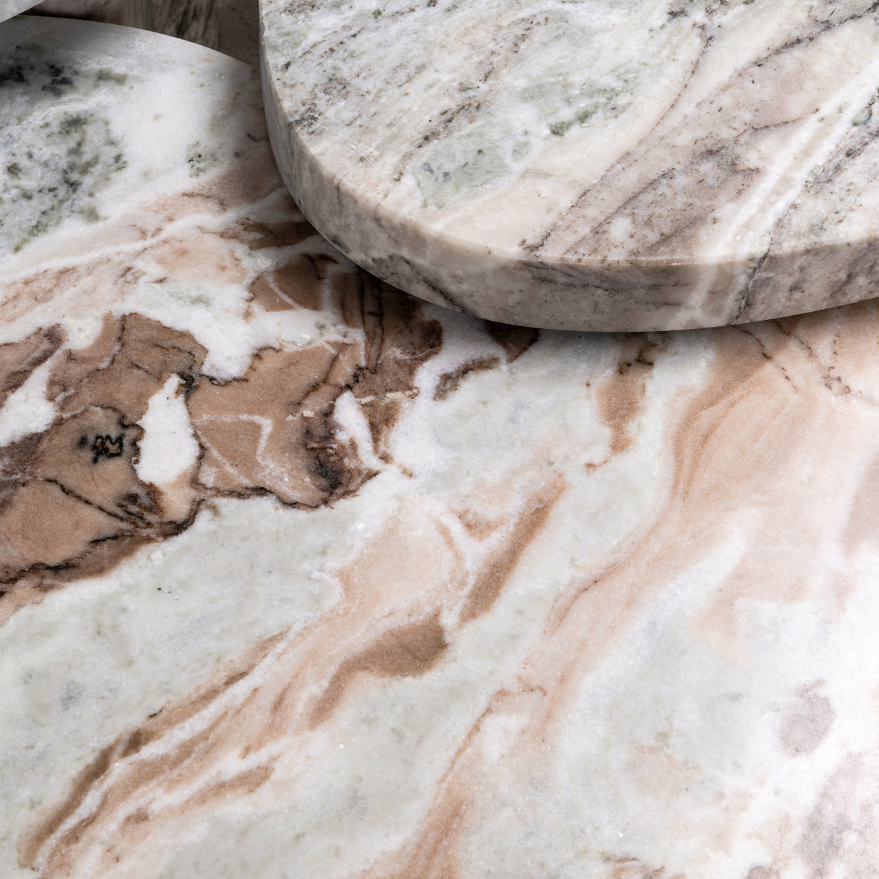 Couchtisch Camino Blush beige (Set of 3)