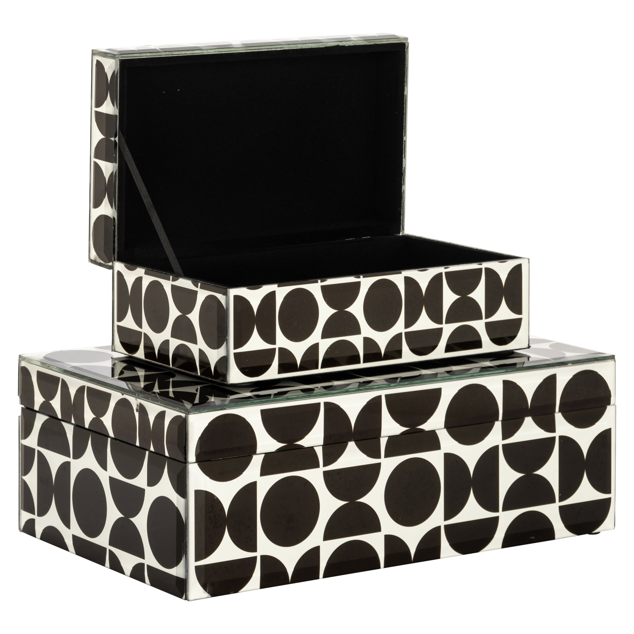 Aufbewahrungsbox Vivian black large