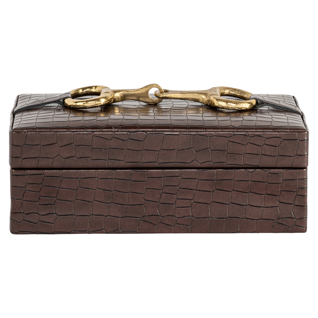 Aufbewahrungsbox Rex dark brown small