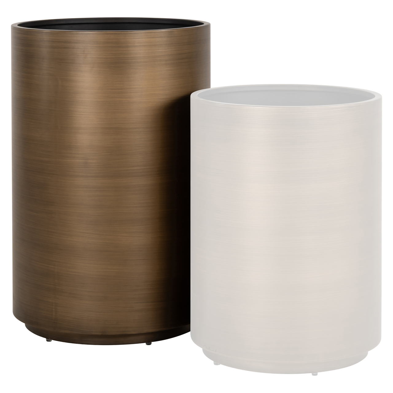 Pflanzgefäß Dira brushed gold 50Ø