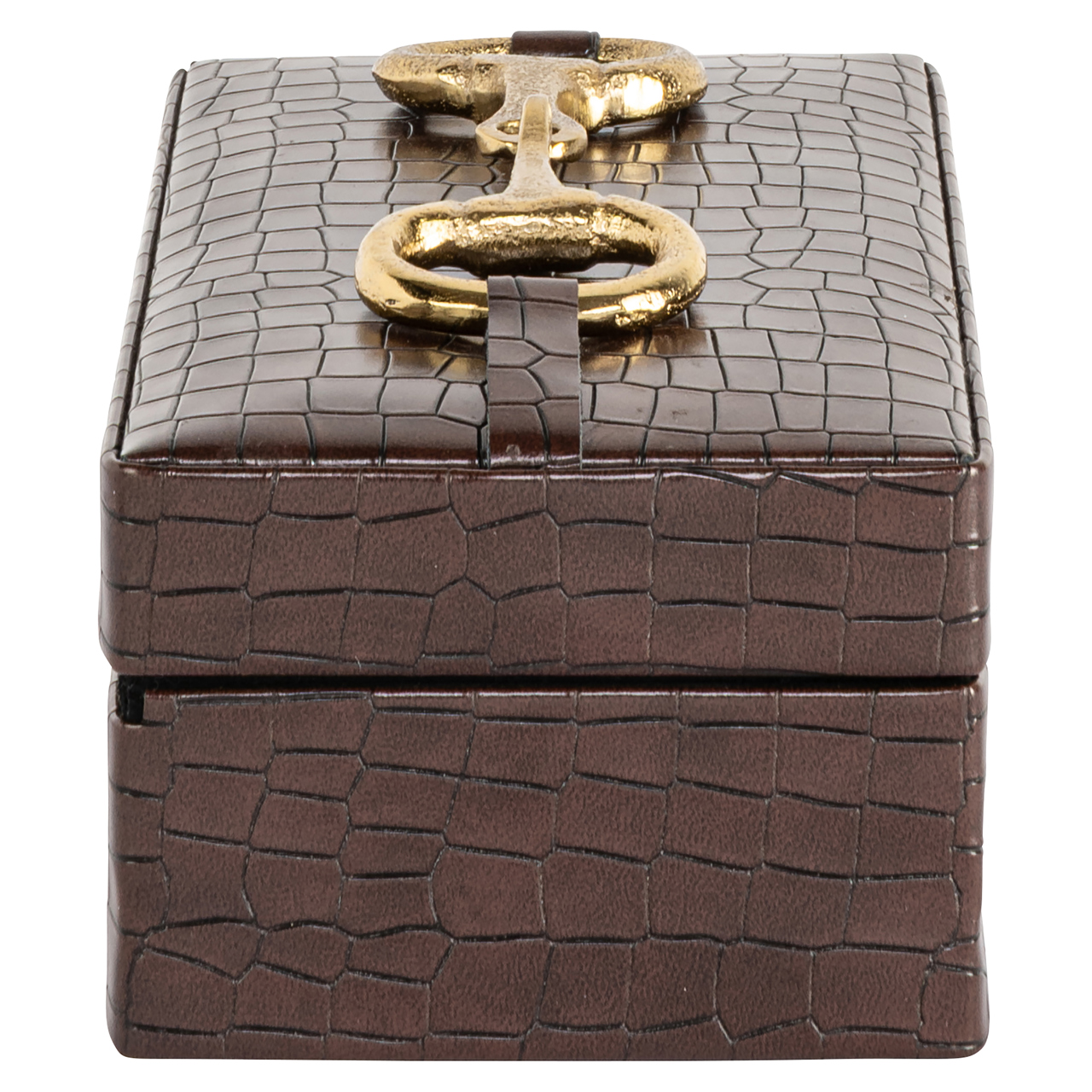 Aufbewahrungsbox Rex dark brown small