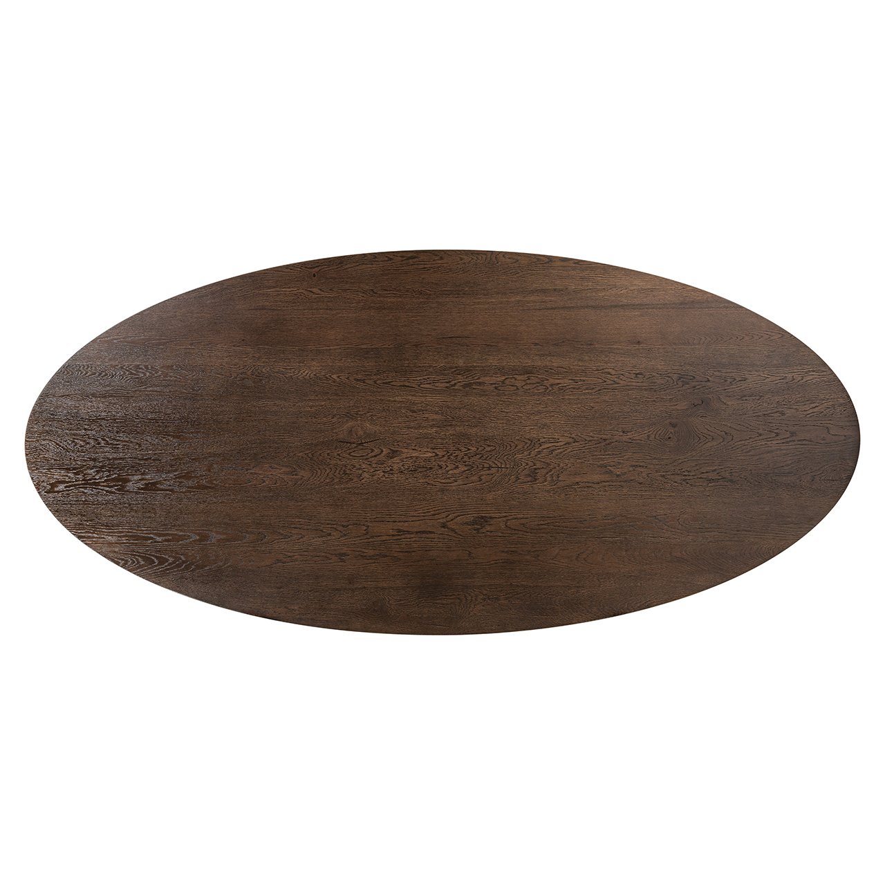 Esstisch Watson braun 235 mit Spidergestell schwarz (Dark brown)