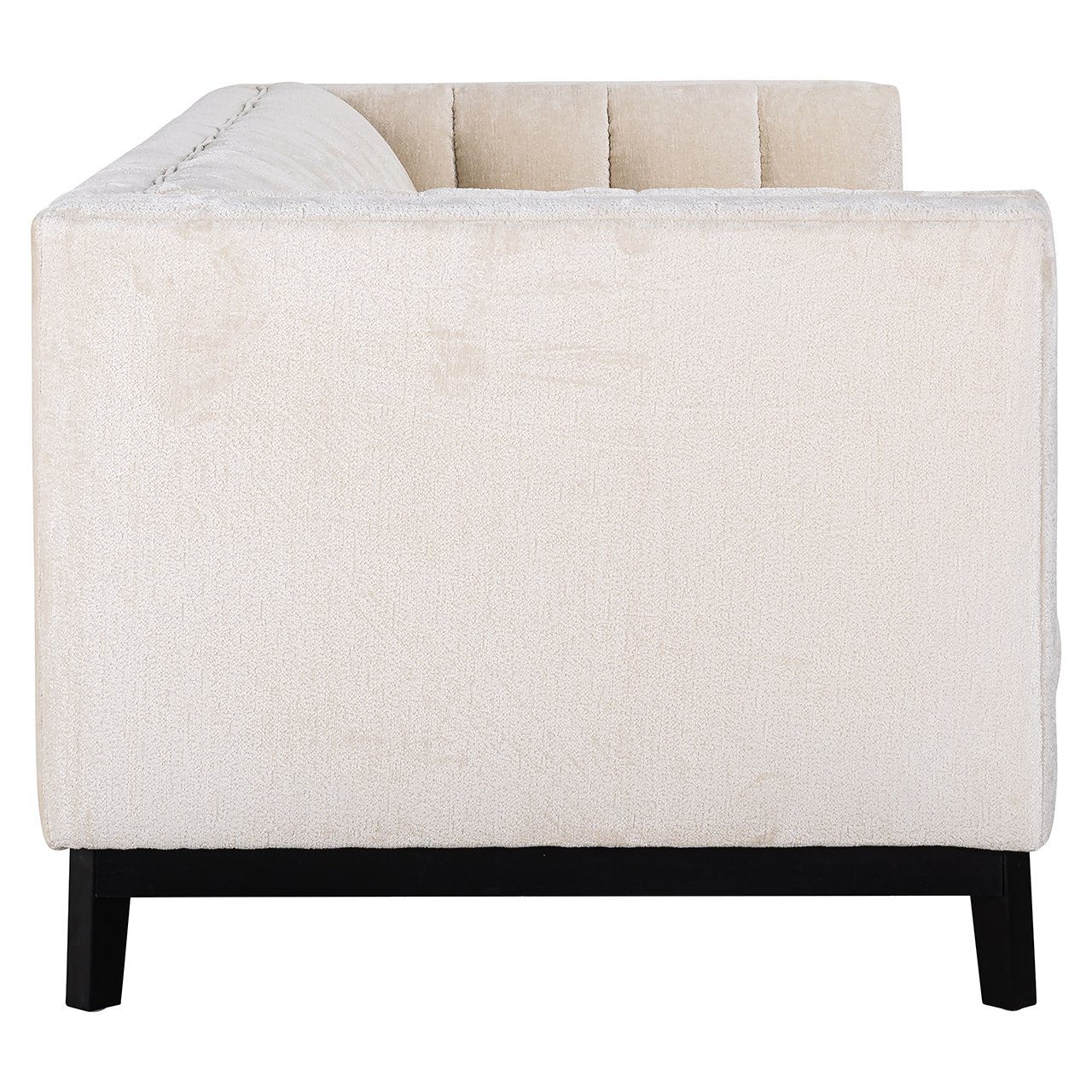 Couch Beaudy white chenille (FR-Bergen 900 white chenille)