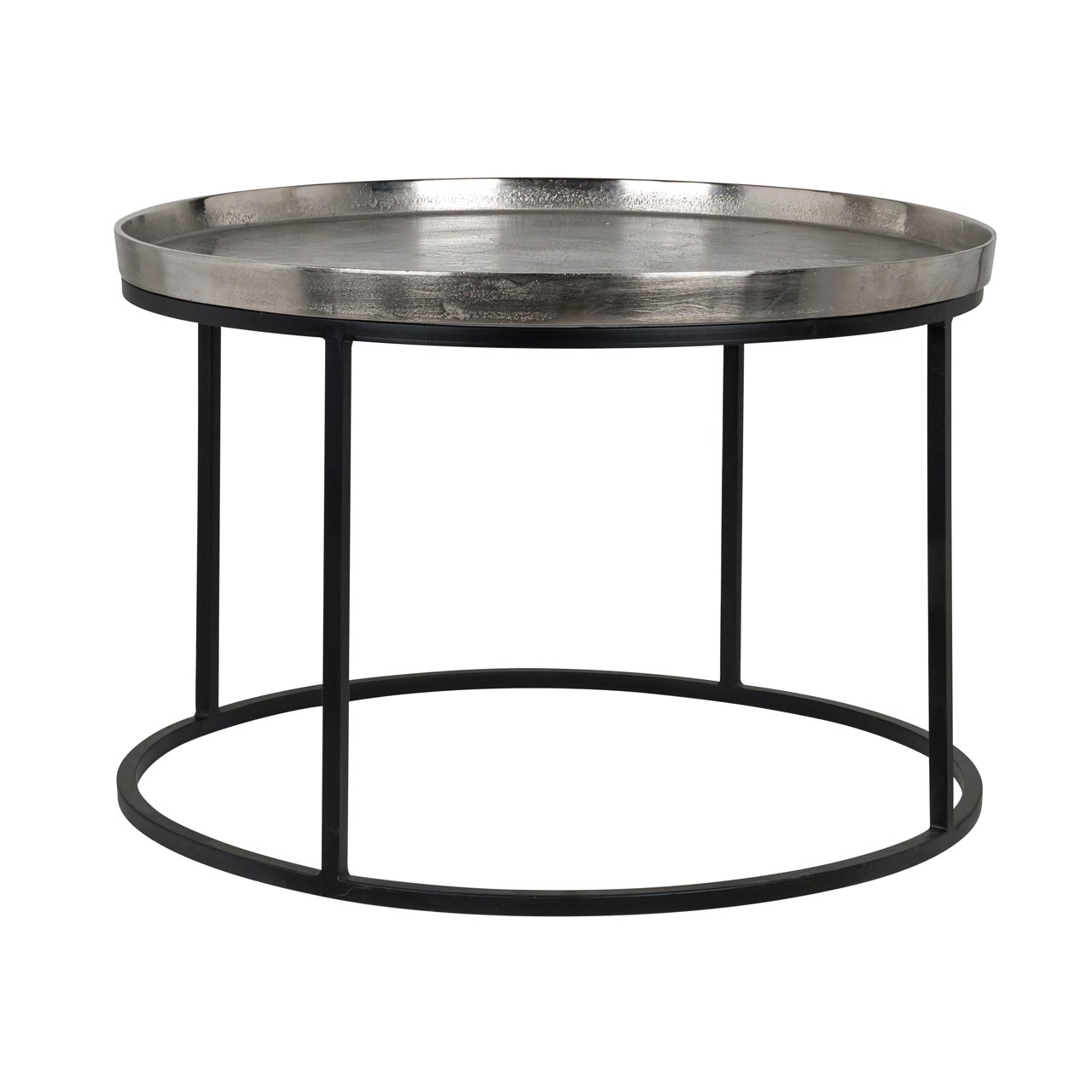 Couchtisch Lyam silver 70Ø
