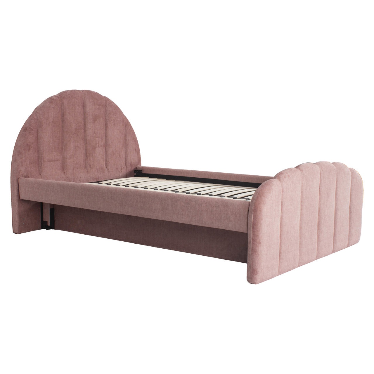 Bett Pixie rosewood jewel 120x200 with pull-out bed