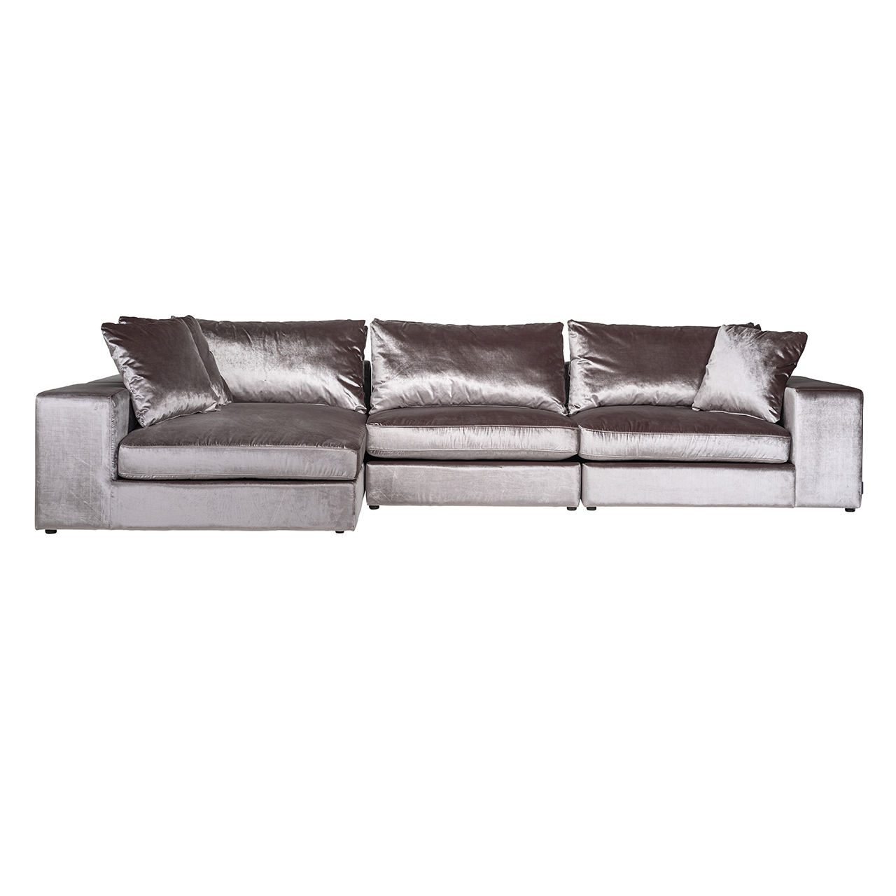 Richmond Couch Sitzbank Juniper 3-Sitzer + Lounge links/rechts Emerald Stone