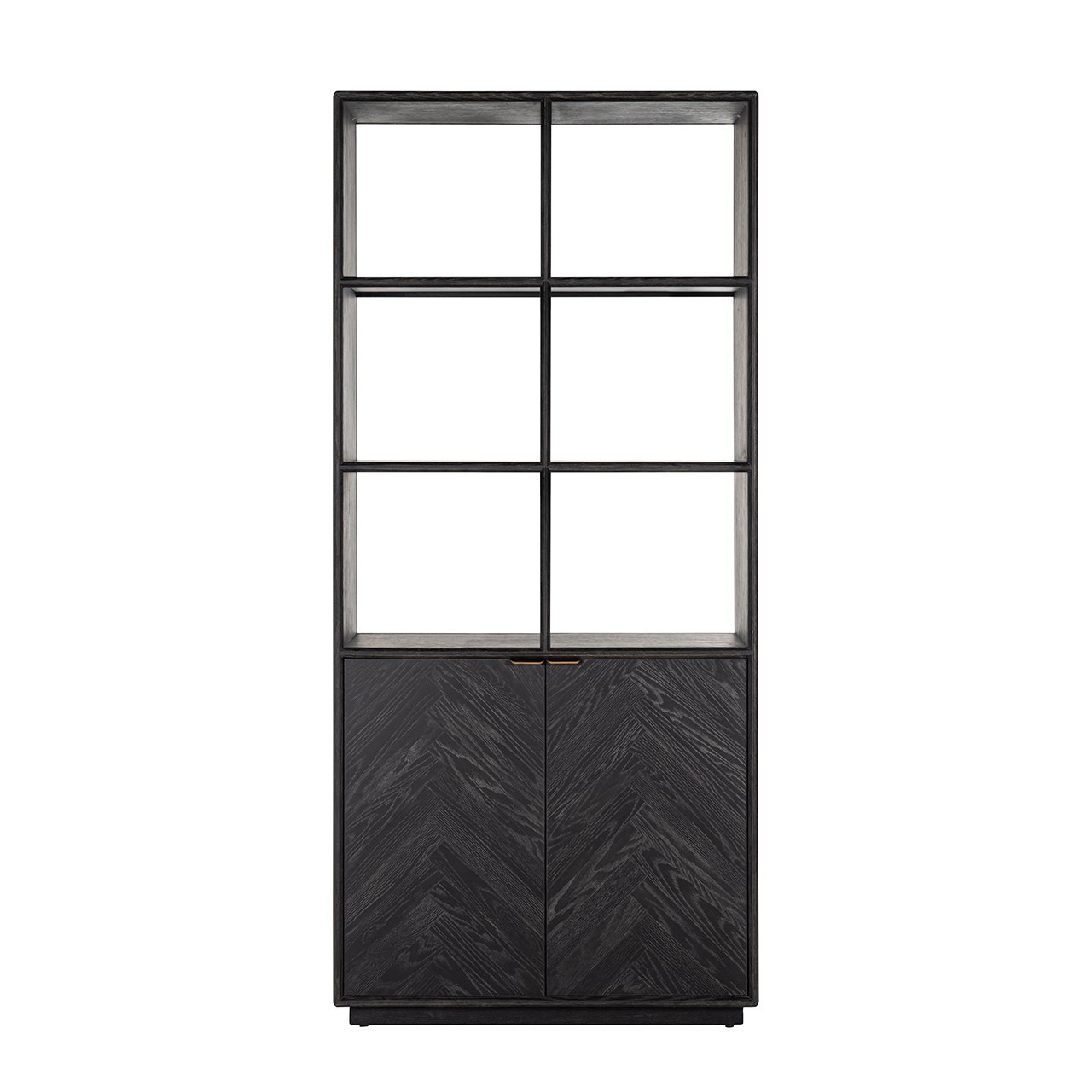 Bücherschran Blackbone brass 2-Türen (Black rustic) Bücherschran Blackbone brass 2-Türen (Black rustic)