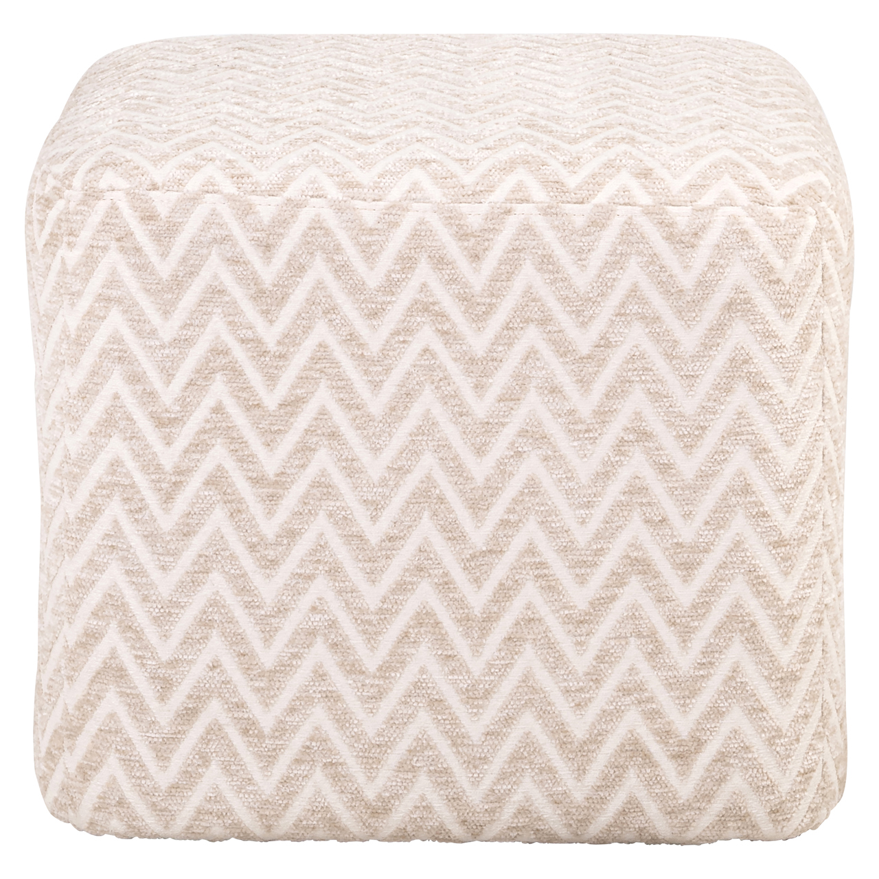 Hocker & Fußbank Ciela beige chevron