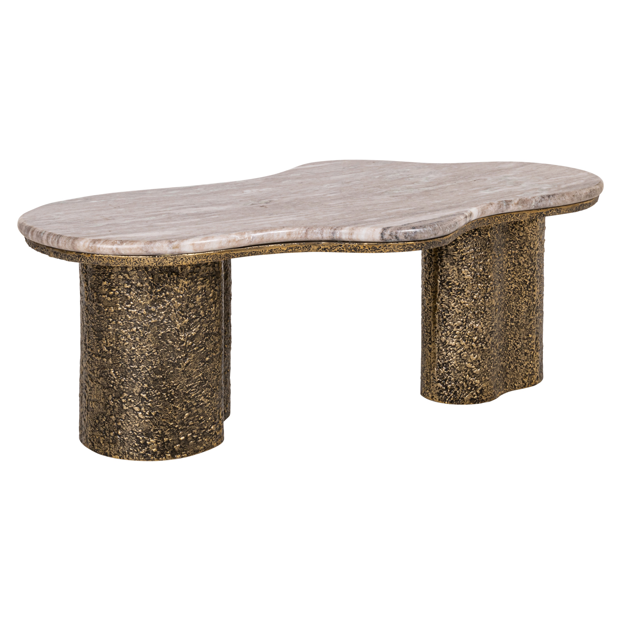 Couchtisch Abandos brass antique