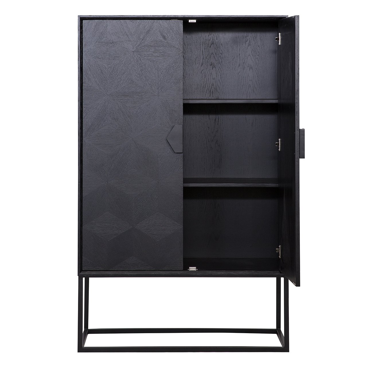 Wandschrank Blax 2-Türen (Black)