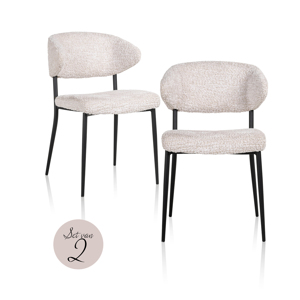 Esszimmerstuhl Bea lovely cream (Set of 2)