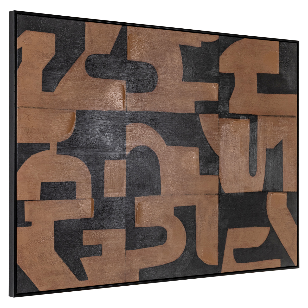 Wandkunst Cascade brown