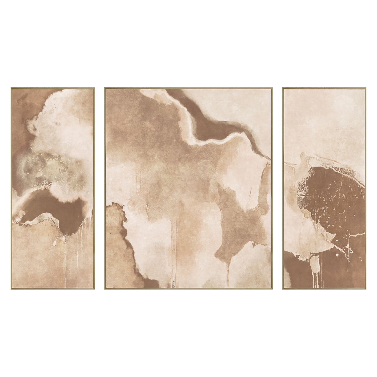 Wandkunst Liberty brown