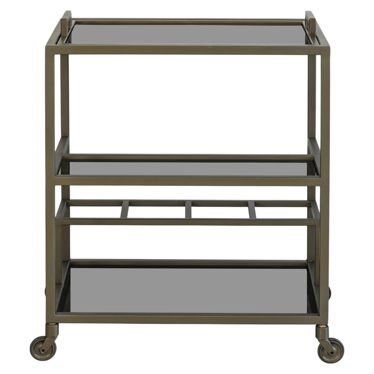 Servierwagen Ruinart brass antique